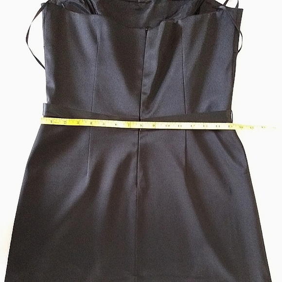 Strapless Midi Black Dress by Laundry by Shelli Segal Sz 10 Formal Events - Picture 8 of 8